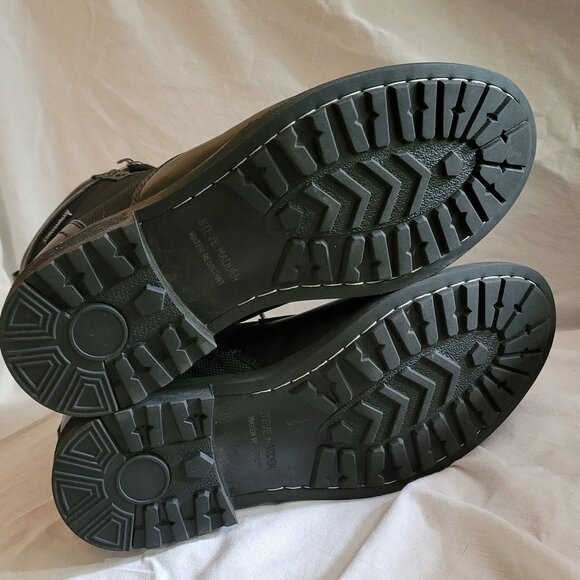 STEVE MADDEN Men's Hudson Black Water Resistant Jack Boot Size 8 - Picture 6 of 8